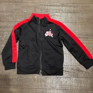 Nike Black and Red Full-Zip Jacket
